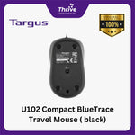 Load image into Gallery viewer, U102 Compact Blue Trace Travel Mouse ( black)