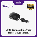 Load image into Gallery viewer, U102 Compact Blue Trace Travel Mouse ( black)
