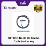 Load image into Gallery viewer, DEFCON Noble-CL Combo Cable Lock w Key