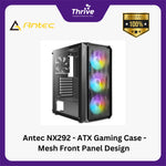 Load image into Gallery viewer, Antec NX292 - ATX Gaming Case - Mesh Front Panel Design & Tempered Glass Side Panel - FREE 3 PCS 12CM RGB FANS + 1 PCS 12CM FAN