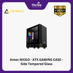 Load image into Gallery viewer, Antec NX310 - ATX GAMING CASE - Side Tempered Glass - Front ARGB LED - FREE 12CM ARGB FAN & 12CM BLACK FAN