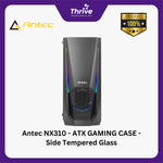 Load image into Gallery viewer, Antec NX310 - ATX GAMING CASE - Side Tempered Glass - Front ARGB LED - FREE 12CM ARGB FAN & 12CM BLACK FAN