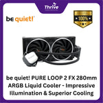 Load image into Gallery viewer, be quiet! PURE LOOP 2 FX 280mm ARGB Liquid Cooler - Impressive Illumination & Superior Cooling - 2x Light Wings 140mm PWM High-Speed Fan