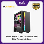 Load image into Gallery viewer, Antec NX400 - ATX GAMING CASE - Side Tempered Glass - Front ARGB LED - FREE 12CM ARGB FAN