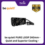 Load image into Gallery viewer, be quiet! PURE LOOP 240mm - Quiet and Superior Cooling - 2x Pure Wings 2 120mm PWM