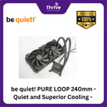 Load image into Gallery viewer, be quiet! PURE LOOP 240mm - Quiet and Superior Cooling - 2x Pure Wings 2 120mm PWM