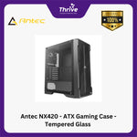 Load image into Gallery viewer, Antec NX420 - ATX Gaming Case - Tempered Glass Side Panel - Front ARGB STRIP - FREE 1 PCS 12CM FAN