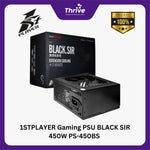 Load image into Gallery viewer, 1STPLAYER Gaming PSU BLACK SIR 450W PS-450BS - Efficiency Up To 85% - Most Valued Power- 2 Years Warranty