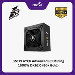 Load image into Gallery viewer, 1STPLAYER Advanced PC Mining 1600W DK16.0 (80+ Gold) - Garansi 6 Bulan
