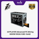 Load image into Gallery viewer, 1STPLAYER Advanced PC Mining 1600W DK16.0 (80+ Gold) - Garansi 6 Bulan