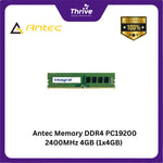 Load image into Gallery viewer, Antec Memory DDR4 PC19200 2400MHz 4GB (1x4GB) Blue Led - AMD4UZ124001604G-5SB