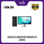 Load image into Gallery viewer, ASUS PC DESKTOP S500TE I3 13100 8GB 256GB W11 BLK -382000002W +LED 21.5 C2223HE
