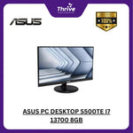 Load image into Gallery viewer, ASUS PC DESKTOP S500TE I7 13700 8GB 512GB W11 BLK -785000000W +LED 21.5 C2223HE