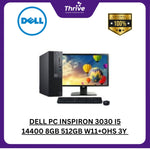 Load image into Gallery viewer, DELL PC INSPIRON 3030 I5 14400 8GB 512GB W11+OHS 3Y + MONITOR 21.5