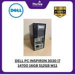 Load image into Gallery viewer, DELL PC INSPIRON 3030 I7 14700 16GB 512GB W11+OHS 3Y + MONITOR 21.5