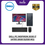 Load image into Gallery viewer, DELL PC INSPIRON 3030 I7 14700 16GB 512GB W11+OHS 3Y + MONITOR 21.5
