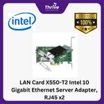Load image into Gallery viewer, LAN Card X550-T2 Intel 10 Gigabit Ethernet Server Adapter, RJ45 x2