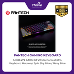 Load image into Gallery viewer, MK874V2 ATOM 63 V2 Mechanical 60% Keyboard Hotswap 3pin Sky Blue / Navy Blue