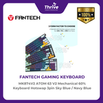 Load image into Gallery viewer, MK874V2 ATOM 63 V2 Mechanical 60% Keyboard Hotswap 3pin Sky Blue / Navy Blue