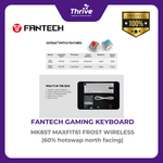 Load image into Gallery viewer, FANTECH MK857 MAXFIT61 FROST WIRELESS (60% hotswap north facing)