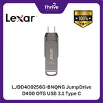 Load image into Gallery viewer, LJDD400256G-BNQNG JumpDrive D400 OTG USB 3.1 Type C