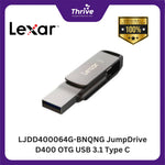 Load image into Gallery viewer, LJDD400064G-BNQNG JumpDrive D400 OTG USB 3.1 Type C