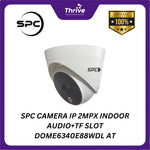 Load image into Gallery viewer, SPC CAMERA IP 2MPX INDOOR AUDIO+TF SLOT DOME6340E88WDL AT