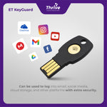 Load image into Gallery viewer, ET KeyGuard - Kunci Keamanan Digital USB & NFC | Security Key untuk Proteksi Akun Online