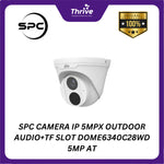 Load image into Gallery viewer, SPC CAMERA IP 5MPX OUTDOOR AUDIO+TF SLOT DOME6340C28WD 5MP AT