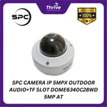 Load image into Gallery viewer, SPC CAMERA IP 5MPX OUTDOOR AUDIO+TF SLOT DOME6340C28WD 5MP AT
