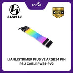 Load image into Gallery viewer, LIANLI STRIMER PLUS V2 ARGB 24 PIN PSU CABLE PW24-PV2