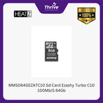 Load image into Gallery viewer, MMSD64GEZATC10 Sd Card Ezashy Turbo C10 100Mb/S 64Gb