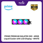 Load image into Gallery viewer, PRIME PREMIUM GALATEK 240 - ARGB Liquid Cooler with LCD Display - WHITE