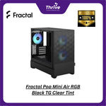 Load image into Gallery viewer, Fractal Pop Mini Air RGB Black TG Clear Tint