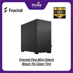 Load image into Gallery viewer, Fractal Pop Mini Silent Black TG Clear Tint
