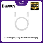 Load image into Gallery viewer, Baseus High Density Braided Fast Charging Data Cable USB-C to USB-C 100W 1m