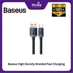Load image into Gallery viewer, Baseus High Density Braided Fast Charging Data Cable USB-C to USB-C 100W 2m