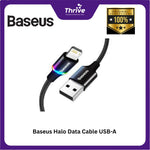 Load image into Gallery viewer, Baseus Halo Data Cable USB-A to Lightning 2.4A 1m