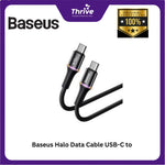 Load image into Gallery viewer, Baseus Halo Data Cable USB-C to USB-C PD2.0 60W 2m