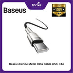 Load image into Gallery viewer, Baseus Cafule Metal Data Cable USB-C to USB-C 100W 1m