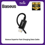 Load image into Gallery viewer, Baseus Superior Fast Charging Data Cable USB-A to Lightning 2.4A 2m
