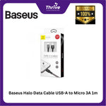 Load image into Gallery viewer, Baseus Halo Data Cable USB-A to Micro 3A 1m