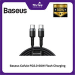Load image into Gallery viewer, Baseus Cafule PD2.0 60W Flash Charging Data Line USB-C to USB-C 1m