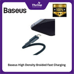 Load image into Gallery viewer, Baseus High Density Braided Fast Charging Data Cable USB-C to Lightning PD 20W 2m