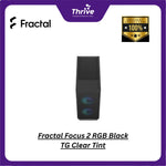 Load image into Gallery viewer, Fractal Focus 2 RGB Black TG Clear Tint