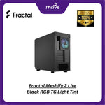 Load image into Gallery viewer, Fractal Meshify 2 Lite Black RGB TG Light Tint