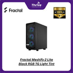 Load image into Gallery viewer, Fractal Meshify 2 Lite Black RGB TG Light Tint