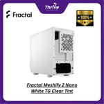 Load image into Gallery viewer, Fractal Meshify 2 Nano White TG Clear Tint