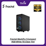 Load image into Gallery viewer, Fractal Meshify 2 Compact RGB White TG Clear Tint