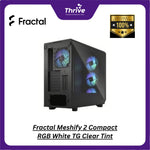 Load image into Gallery viewer, Fractal Meshify 2 Compact RGB White TG Clear Tint